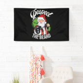 Respektieren Sie den Weihnachtsmann Weihnachten Banner (Insitu)