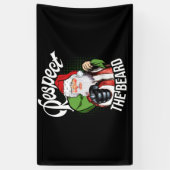 Respektieren Sie den Weihnachtsmann Weihnachten Banner (Vertikal)