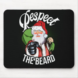 Respektieren Sie den Weihnachtsmann Weihnachten Mousepad