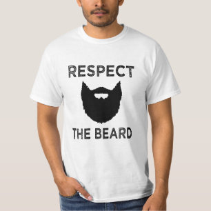 Respektieren Sie der das Shirt Männer des Bartes