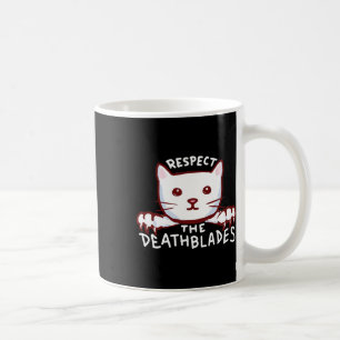 Respektieren Sie die Death Blades Cat Lover Owner Kaffeetasse