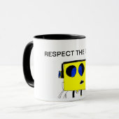 Respektieren Sie die Genie-Tasse - den coolen Tasse (Vorderseite Links)