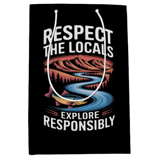 Respektieren Sie die lokalen Fische Ozean retten d Mittlere Geschenktüte (Vorderseite)