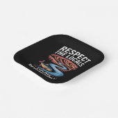 Respektieren Sie die lokalen Fische Ozean retten d Pappteller (Gewinkelt)