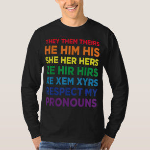 Respektieren Sie die Transgender-Rechte meiner Pro T-Shirt