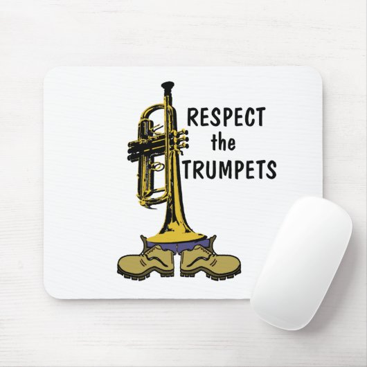 Respektieren Sie die Trompeten Mousepad (Mit Mouse)