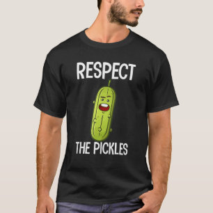 Respektieren Sie die Vegane Futter der Gurken T-Shirt