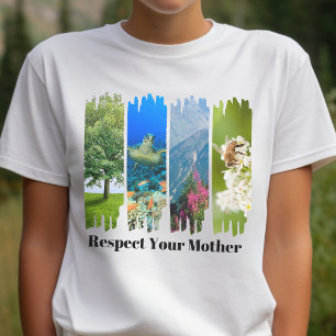 Respektieren Sie Ihr T-Shirt am Tag Ihrer Mutter, Tri-Blend Shirt