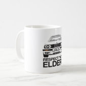 Respektieren Sie Ihre Älteren Kaffeetasse (Vorderseite Links)