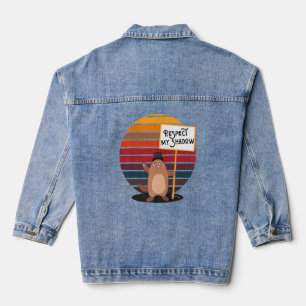 Respektieren Sie meine Schattenfrauen, die zum Chr Jeansjacke