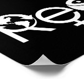 Respektieren Sie Mutter Erde - Recycle retten den Poster (Ecke)