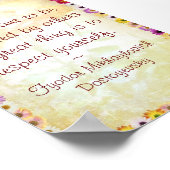 Respektieren Sie sich (Zitat Dostojewski) Poster (Ecke)