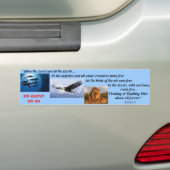 Respektieren Sie unsere Tierwelt Autoaufkleber (Auf Auto)