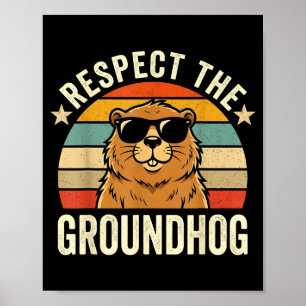 Respektiert das Murmeltier Murmeltiertag 2026 _1 Poster