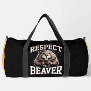 Respektiert den Biber Duffle Bag