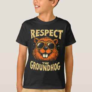 Respektiert den Murmeltier Frohen Murmeltiertag _3 T-Shirt