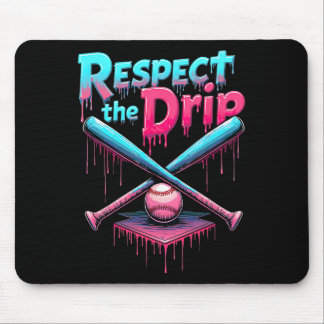 Respektiert den Tropfen Bysebyll Home Plate Drip B Mousepad