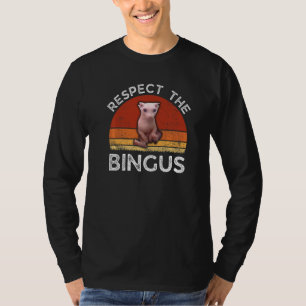 Respektiert die Bingus haarlose Sphynx-Katze T-Shirt