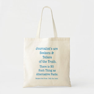 Respektiert die Presse Tragetasche