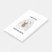 Respektiert, du wurdest von Boo's Sticky Notes Post-it Klebezettel (angewinkelt)