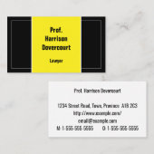 Respektierte, humane und Berufliche Visitenkarte (Vorne/Hinten)