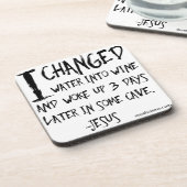 Respektlose und unglaublich witzig atheistische untersetzer (Linke Seite)