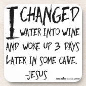 Respektlose und unglaublich witzig atheistische untersetzer (Vorderseite)