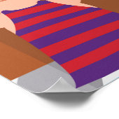 Respektlosigkeit ist nie Cool (Matte) Poster (Ecke)