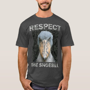 RespektTheShoebillAfricanBirdAztecMayanBirdLover T-Shirt