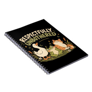 Respektvoll Unbeeindruckt - Spiralnotizbuch Notizblock