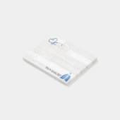 Respiratorische Therapie Post-it Klebezettel (angewinkelt)