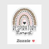 Respiratorische Therapie RT Geschenke Aufkleber (Blatt)