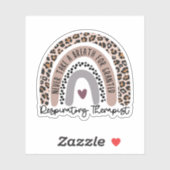 Respiratorische Therapie RT Geschenke Aufkleber (Blatt)