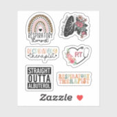 Respiratorische Therapie RT Geschenke Aufkleber (Blatt)