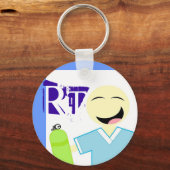 Respiratorische Therapie Sauerstoff-Schlüsselanhän Schlüsselanhänger (Vorderseite)