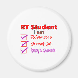 Respiratorische Therapie Student - Stressed Out! Magnet