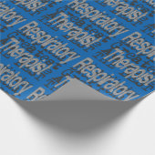 Respiratorischer Therapeut Geschenkpapier (Ecke)