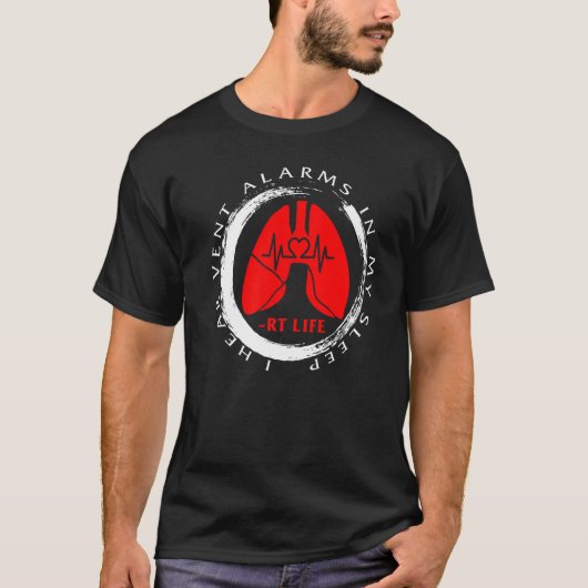 Respiratorischer Therapeut Ich höre Vent Alarms Rt T-Shirt (Vorderseite)