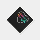 Respiratorischer Therapeut Serviette (Ecke)