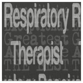 Respiratorischer Therapeut Stoff (Nahaufnahme)