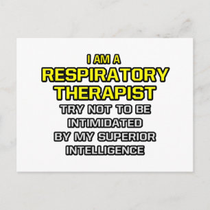Respiratorischer Therapeut... Superior Intelligenc Postkarte