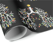 Respiratory Therapist Christmas Lung RT Nurse Crew Geschenkpapier (Rolleneckpunkt)