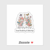 Respiratory Therapist - Keep Breathing  Aufkleber (Blatt)