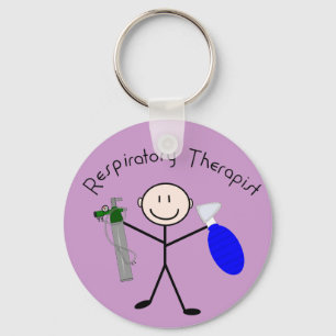 Respiratory Therapist Stick Person Schlüsselanhänger