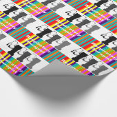 Respiratory Therapist Ventilatory Gift Wrap Stripe Geschenkpapier (Ecke)