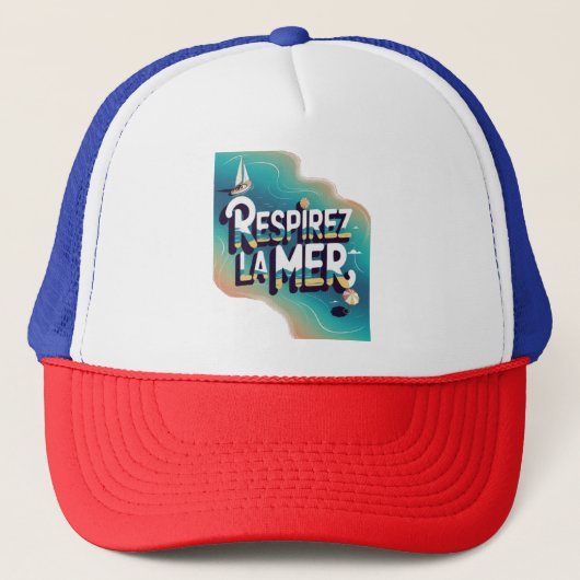 Respirey la mer truckerkappe (Vorderseite)