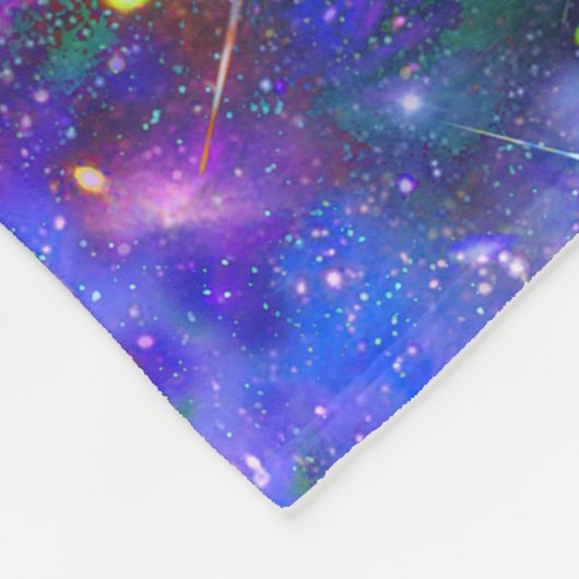 Resplendent Zen Lotus Fleecedecke (Ecke)