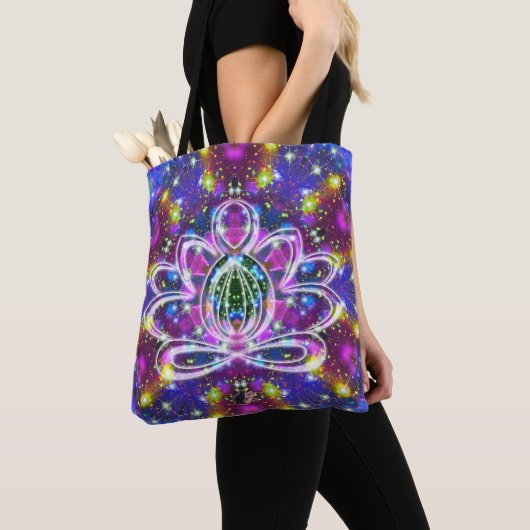 Resplendent Zen Lotus Tasche (Von Nahem)