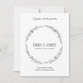 Response Card RSVP Karte (Vorderseite)