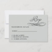 Response Card RSVP Karte (Vorderseite)